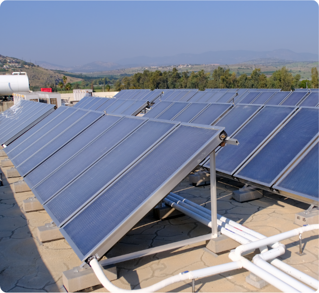 TIGI's solar thermal collectors